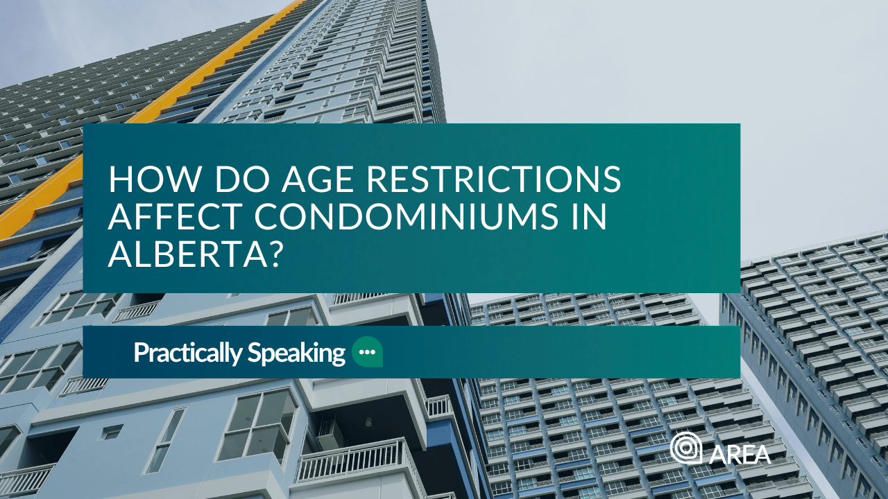 How do age restrictions affect condominiums in Alberta?